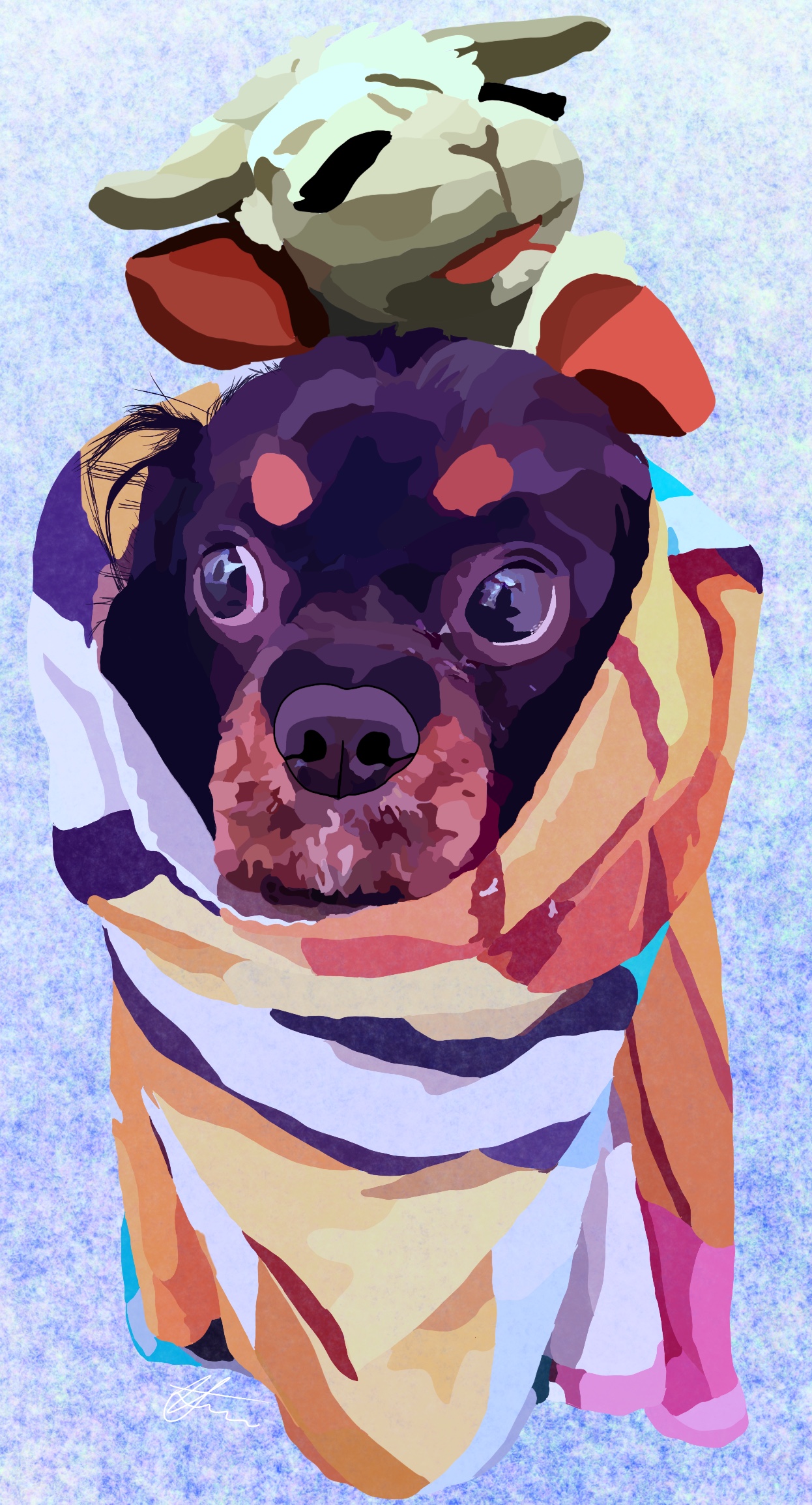 Custom Pet Portrait variation 3